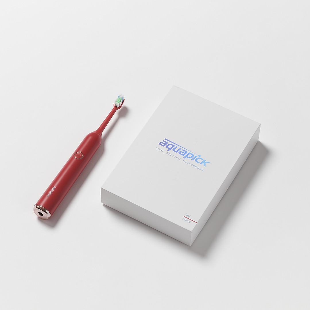 AQ – 102B Sonic Electric Toothbrush Red